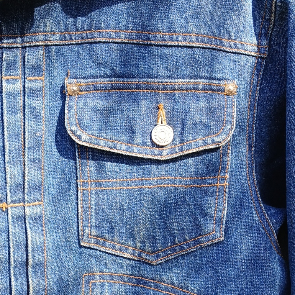 Ralph Lauren women's denim trucker jacket. sz M - Picture 3 of 12